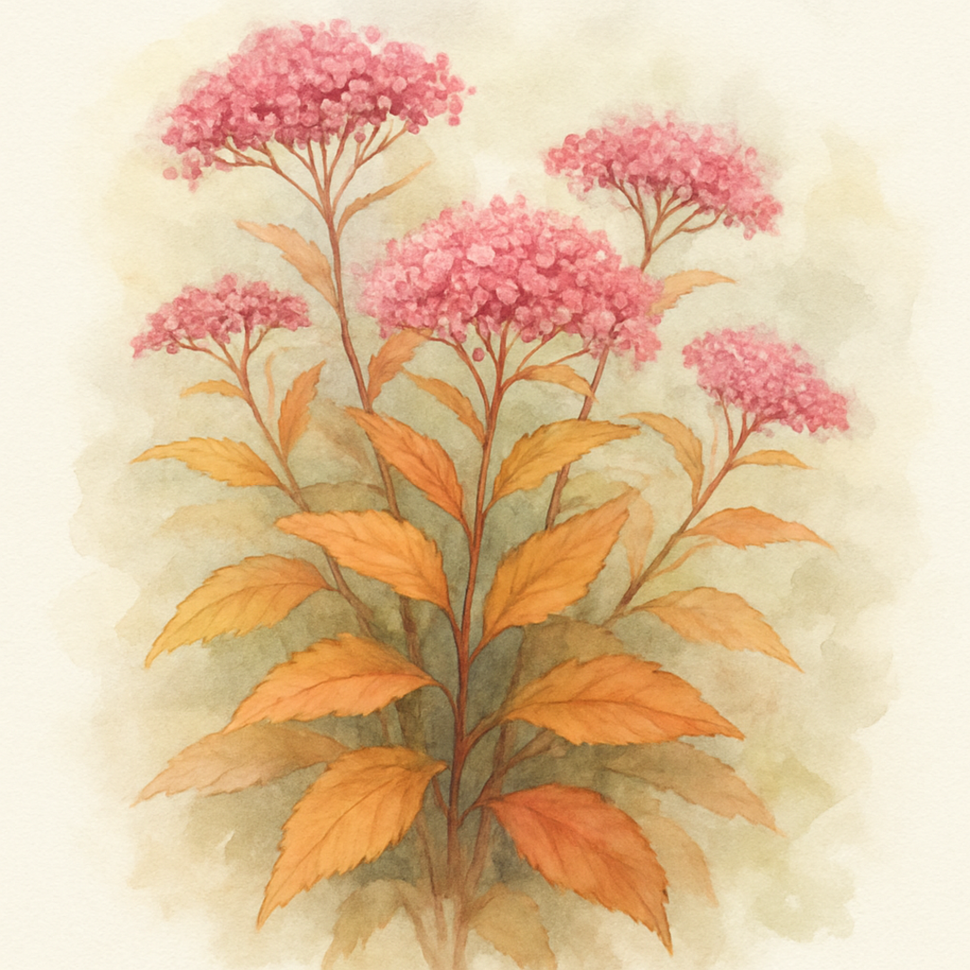 Spiraea japonica 'Firelight'