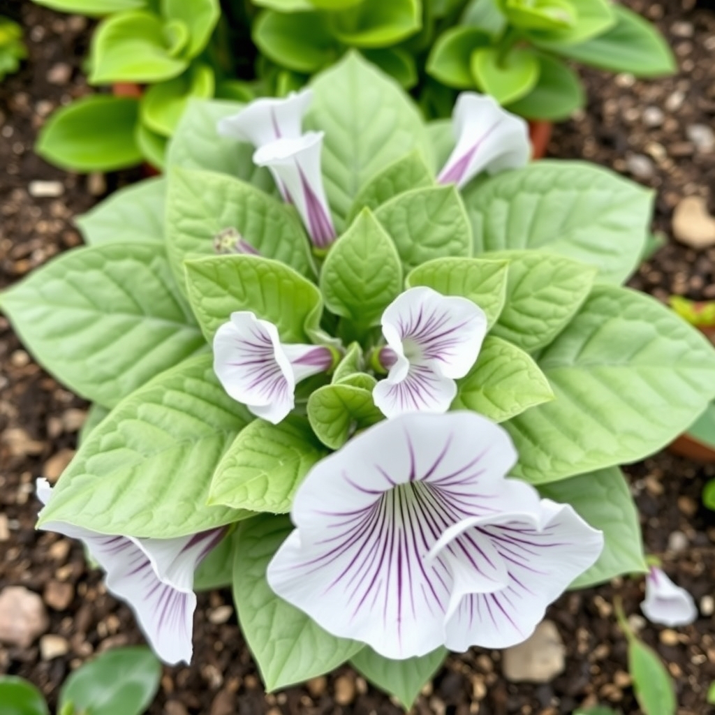 Streptocarpus Crystal Ice