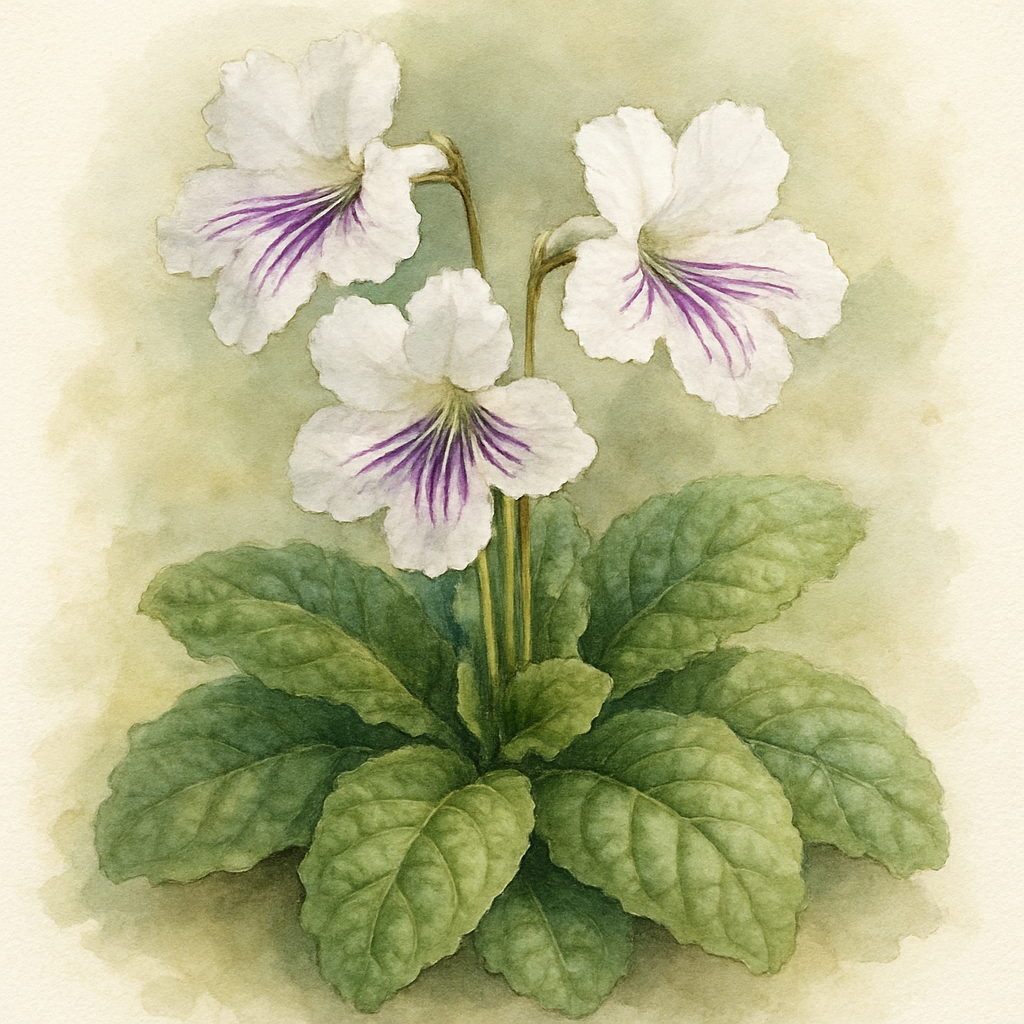Streptocarpus Crystal Ice