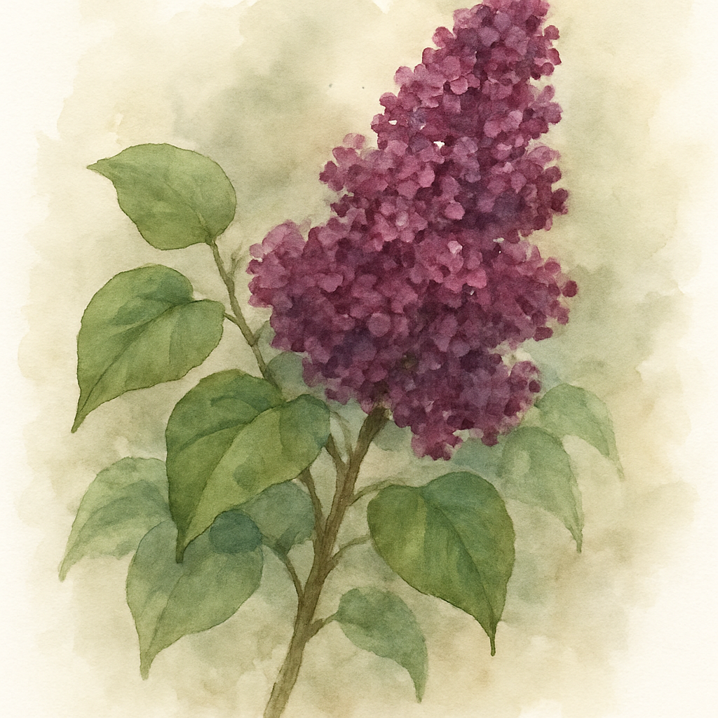 Syringa vulgaris 'Andenken an Ludwig Späth'
