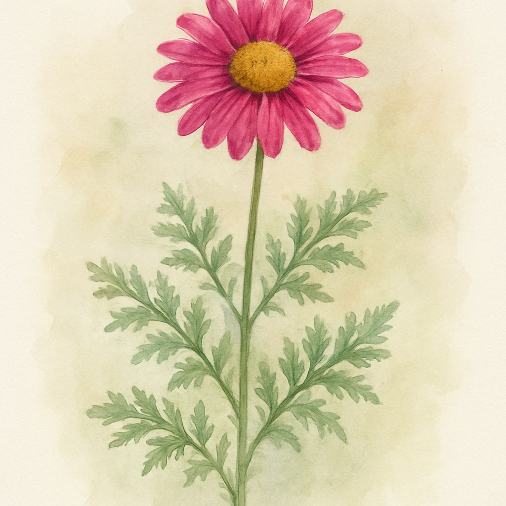 Tanacetum coccineum Brenda