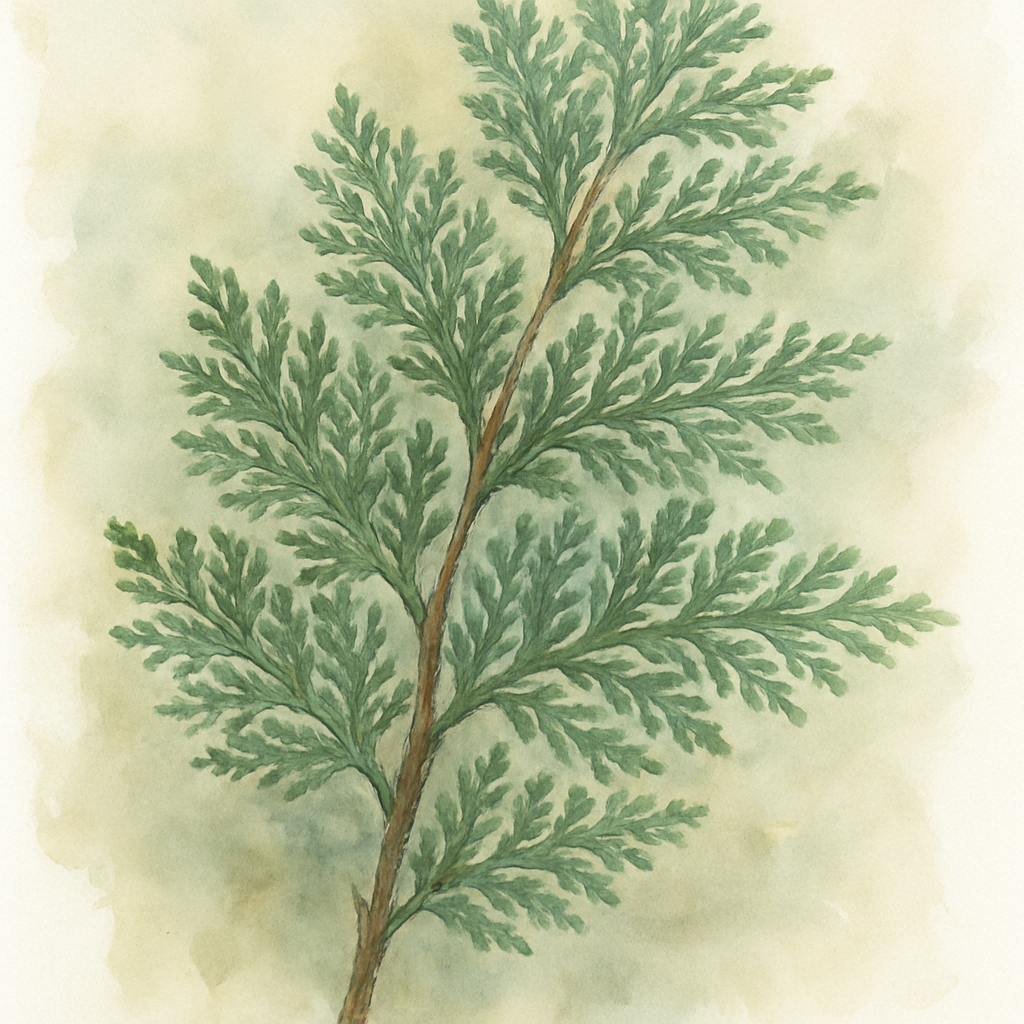 Thujopsis dolabrata - Lizard Tree, Hiba