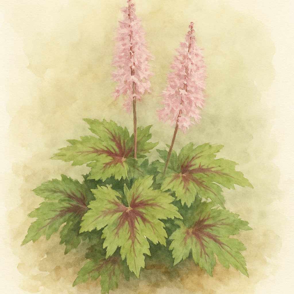 Tiarella ‘Raspberry Sundae’