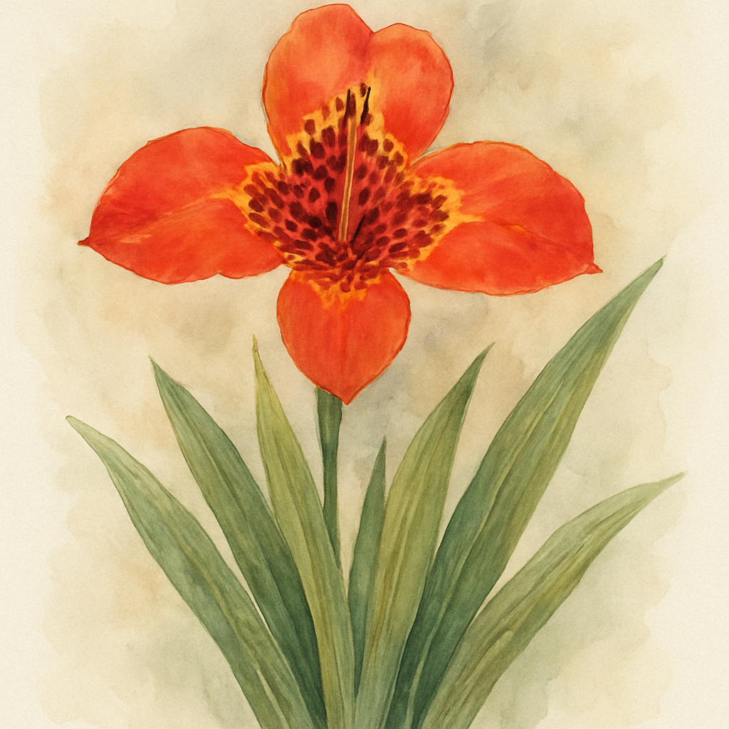 Tigridia ‘Red Hot Tiger’