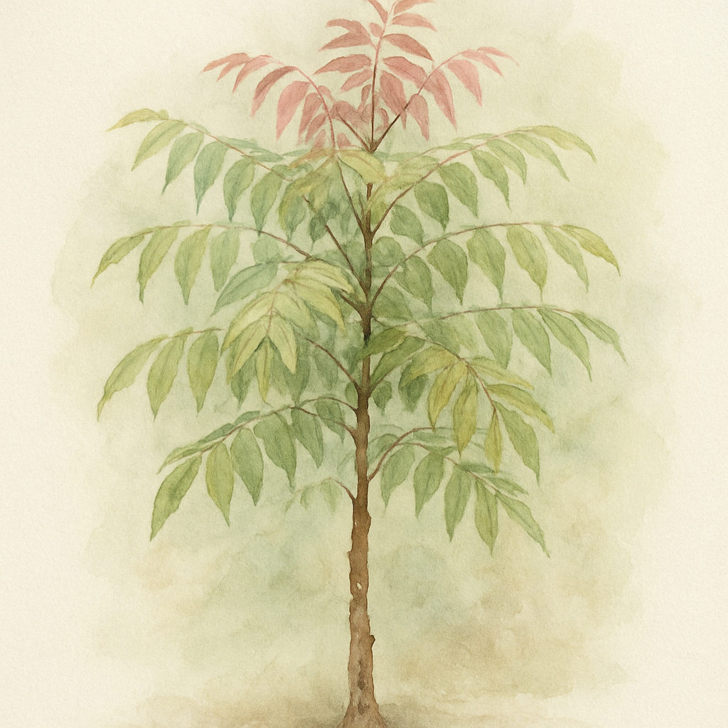 Toona sinensis - Onion Tree, Chinese Cedar, Chinese Mahogany