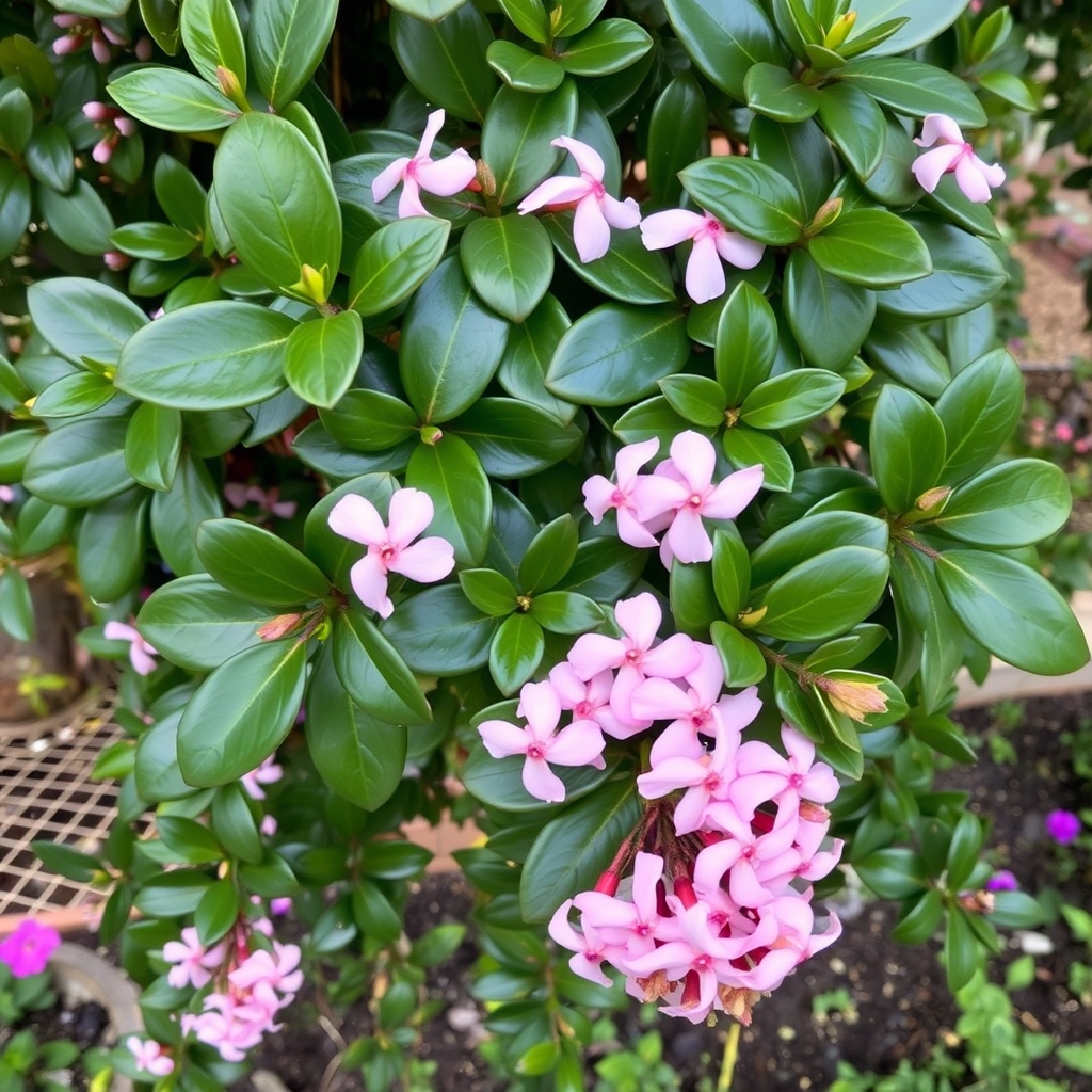Trachelospermum jasminoides ‘Pink Showers’