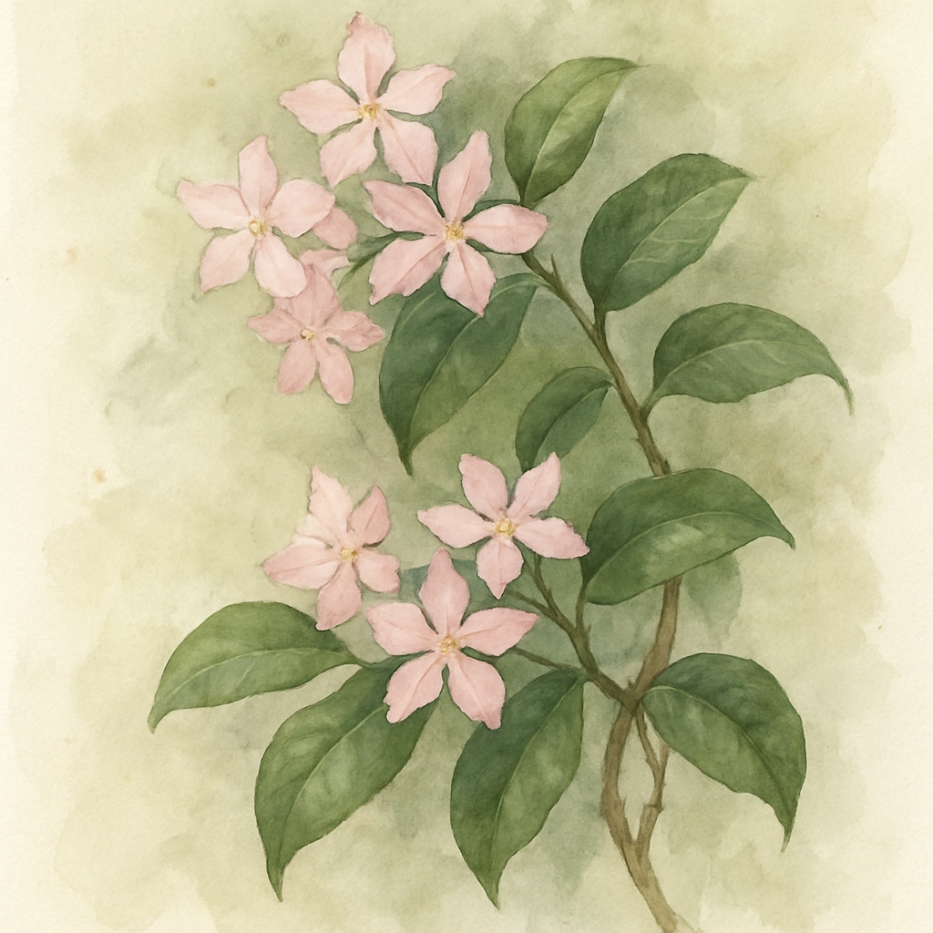 Trachelospermum jasminoides ‘Pink Showers’