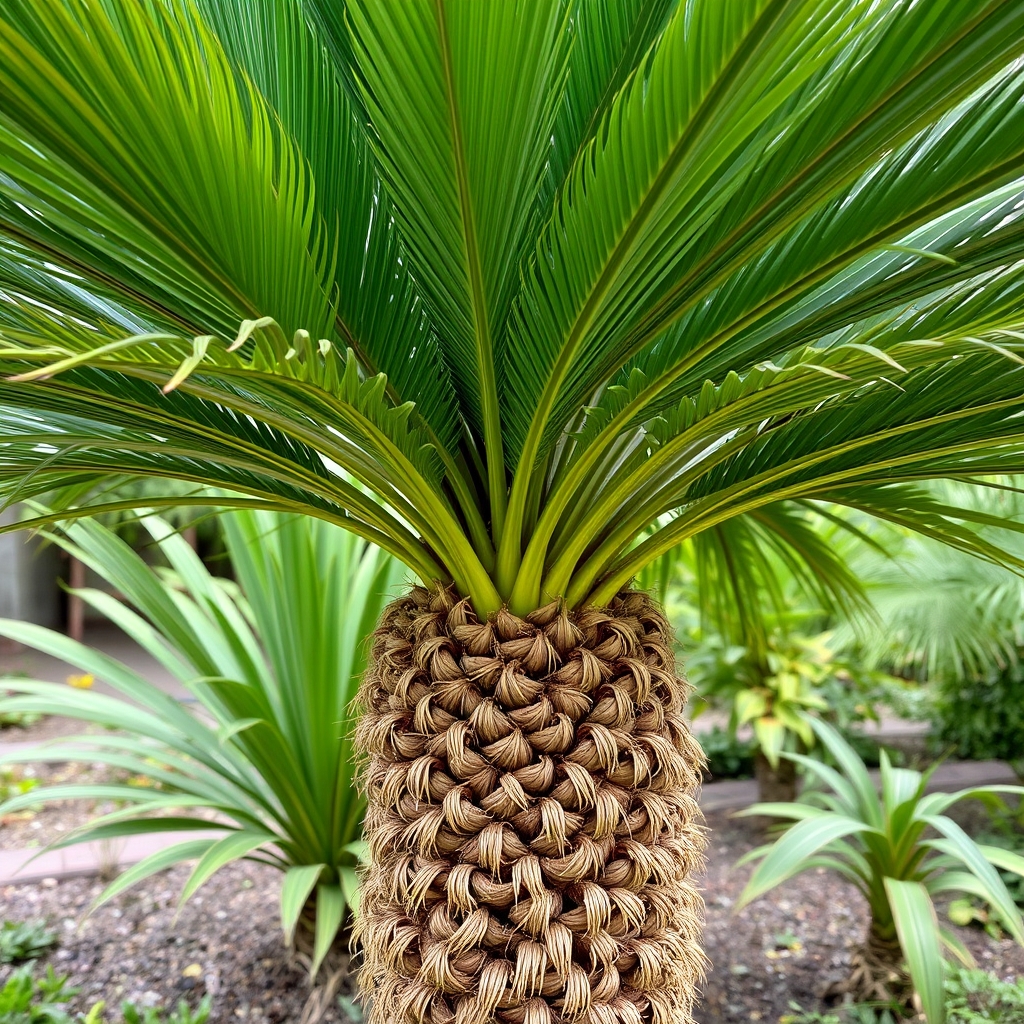 Trachycarpus fortunei (Chusan Palm or Chinese Fan Palm)