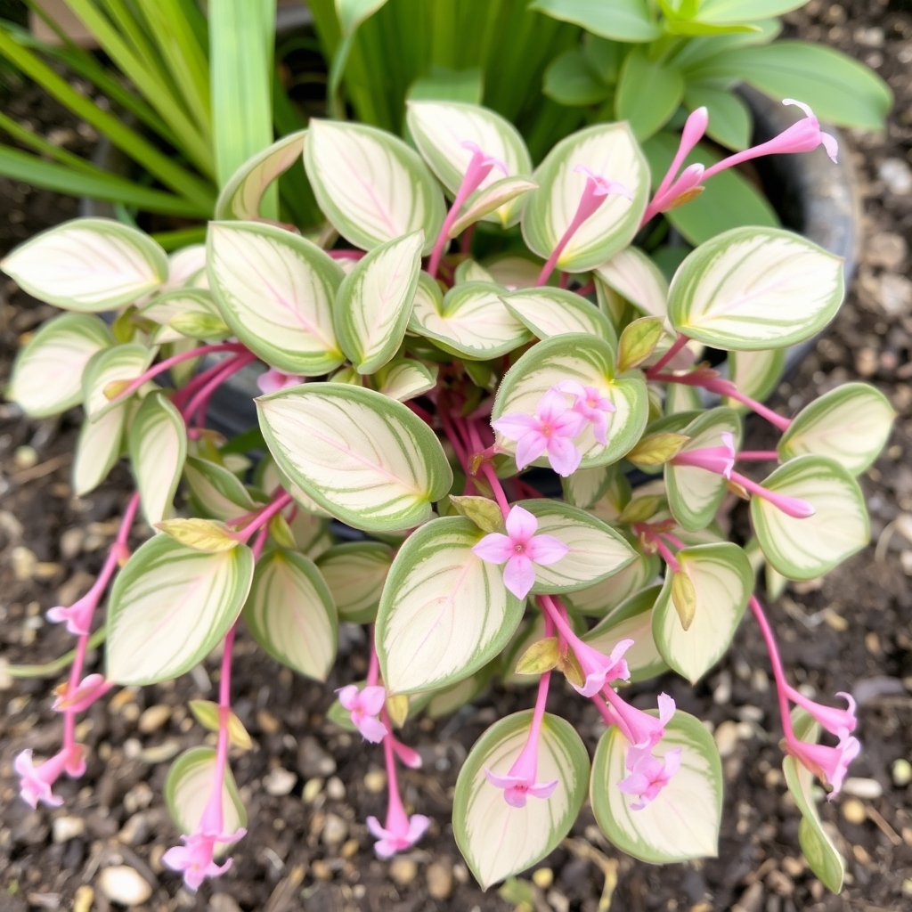 Tradescantia albiflora Nanouk Fantasy Venice