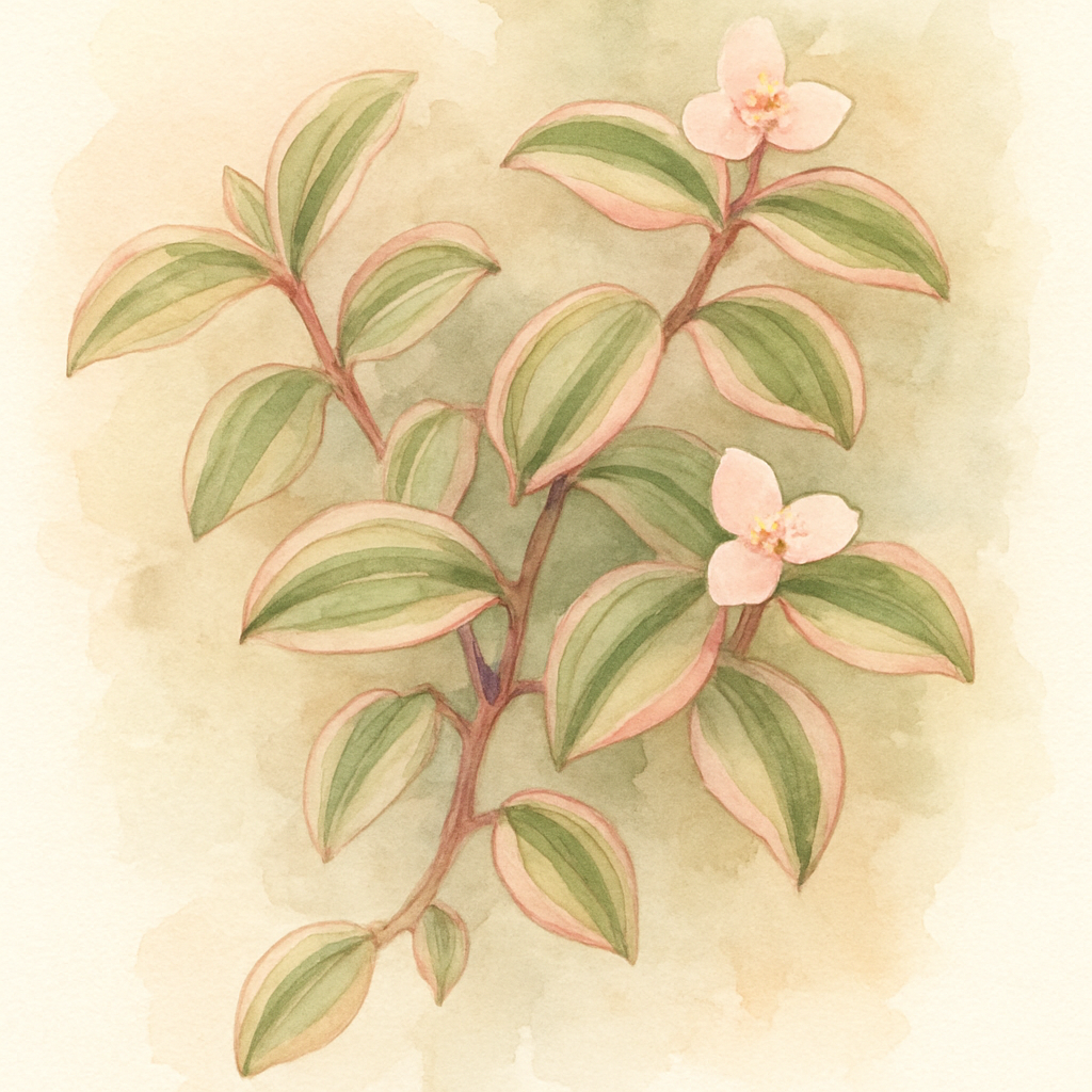 Tradescantia albiflora Nanouk Fantasy Venice