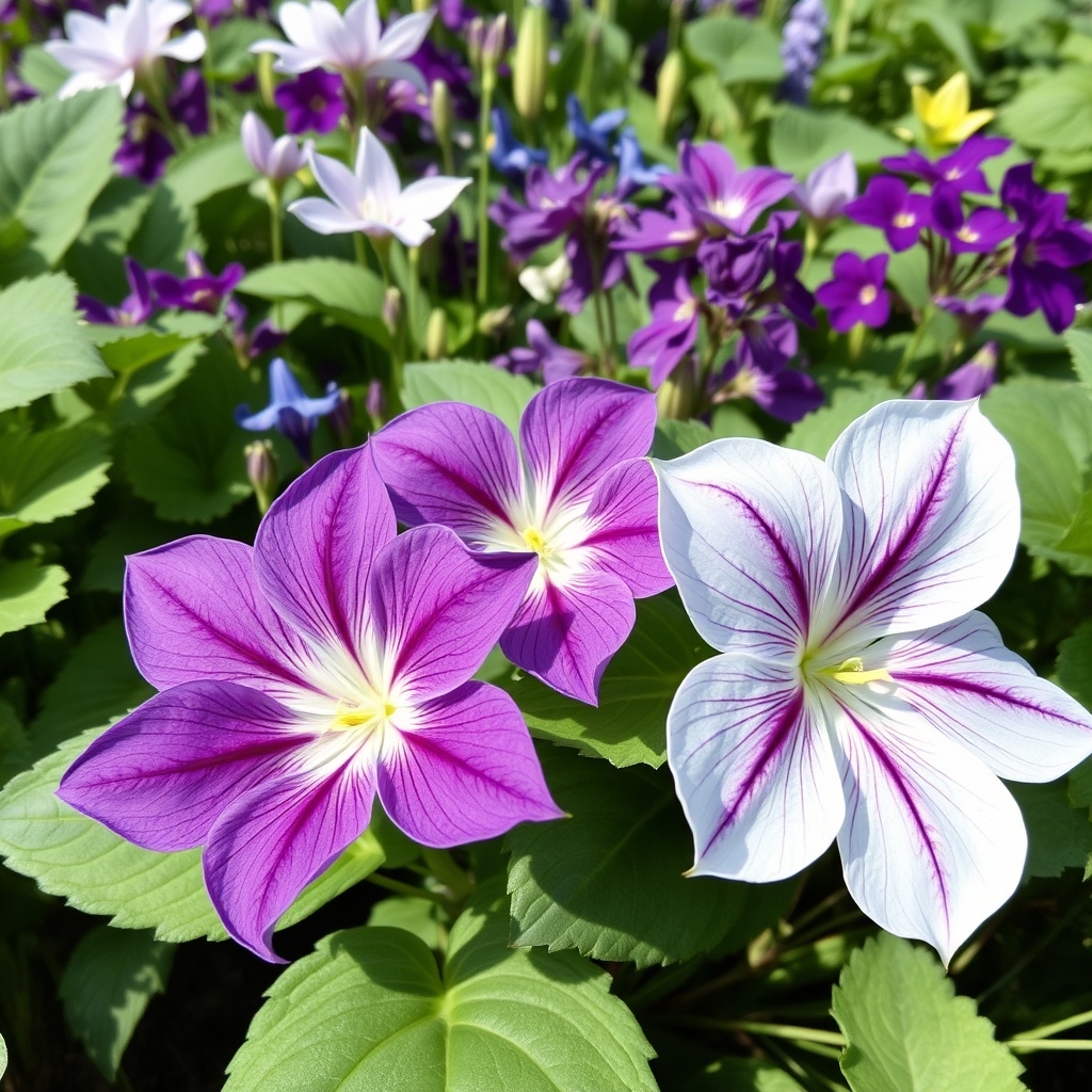 Aquilegia, Tradescantia & Actaea Mix