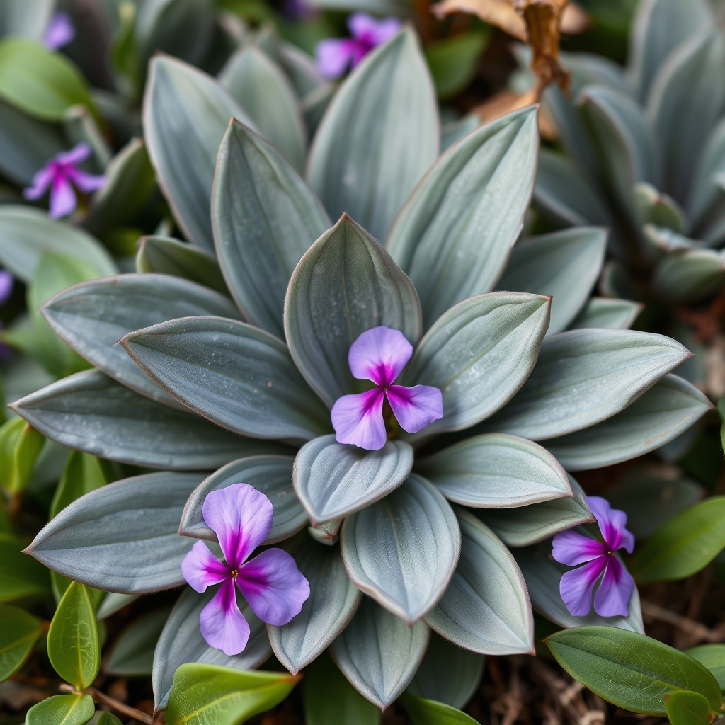 Tradescantia crassifolia ssp. acaulis