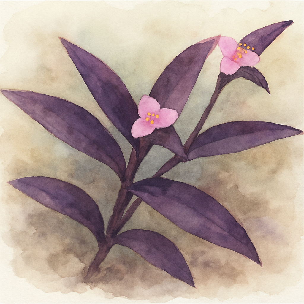 Tradescantia pallida ‘Purple Heart’