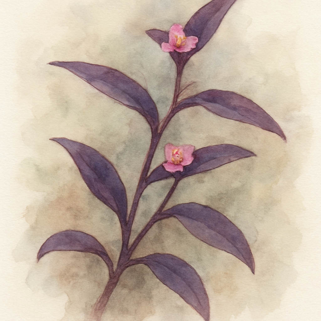 Tradescantia pallida 'Purpurea'