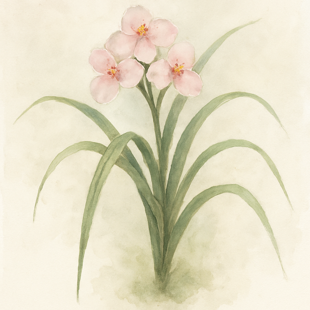 Tradescantia x andersonia ‘Blushing Bride’