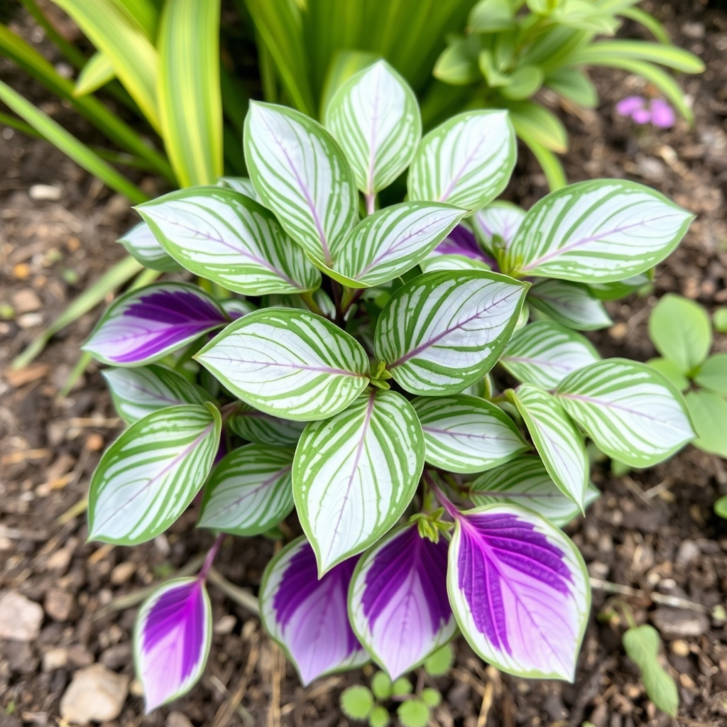 Tradescantia zebrina Brightness