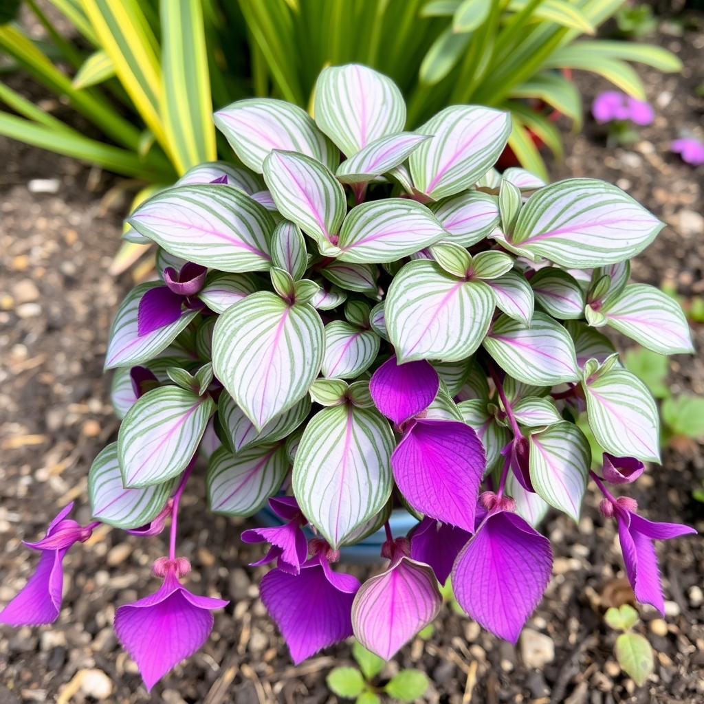 Tradescantia zebrina Flame Dance