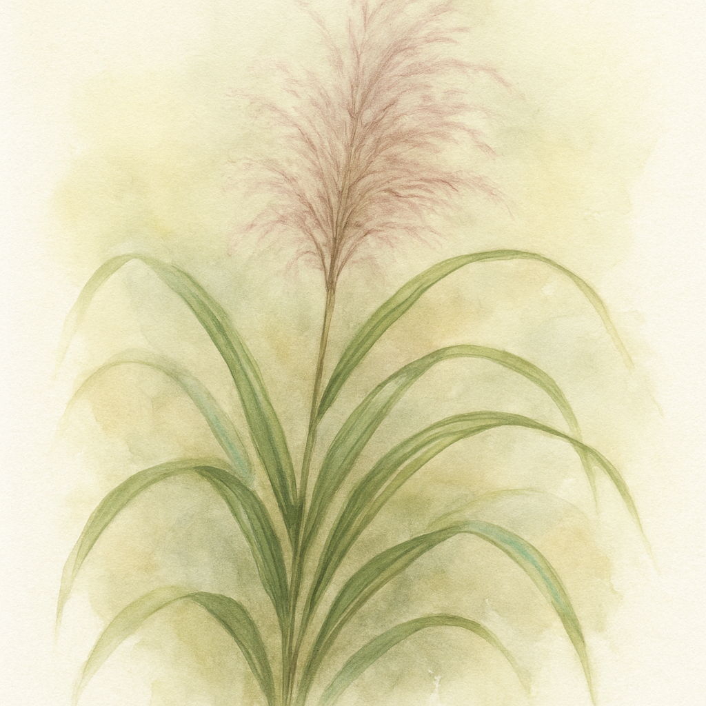 Triarrhena lutarioriparia , now Miscanthus lutarioriparia