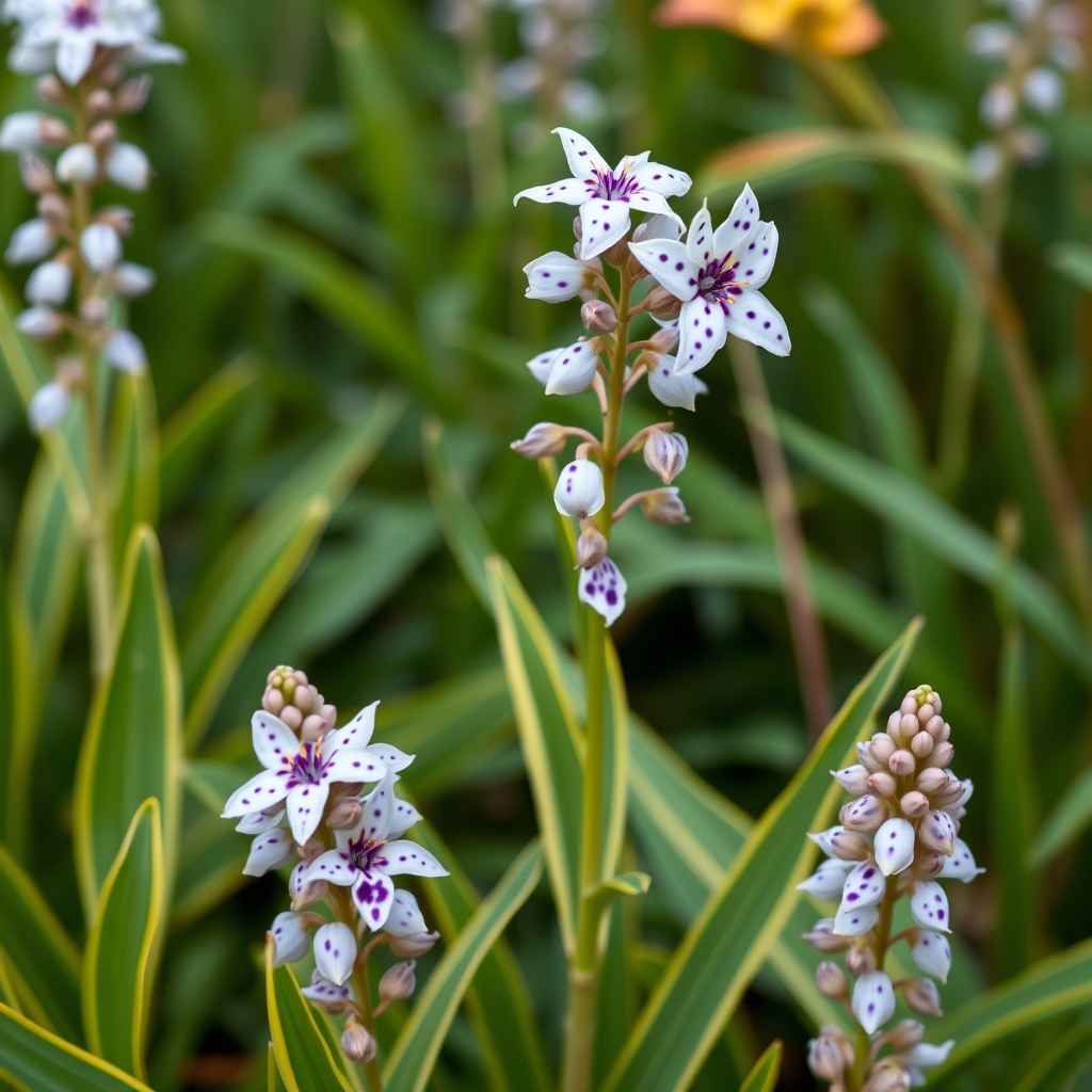 Tricyrtis formosana 'Samurai'