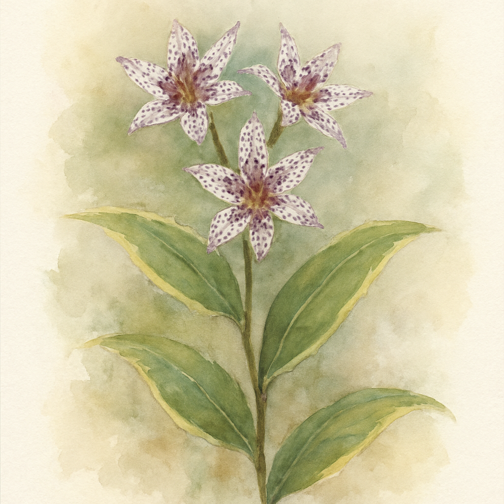 Tricyrtis formosana 'Samurai'