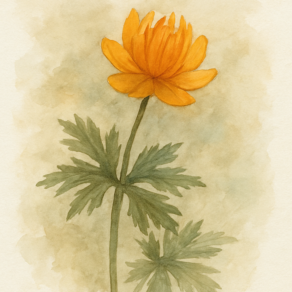 Trollius chinensis Golden Queen (Chinese Globeflower)