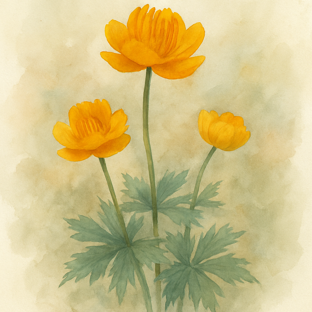 Trollius chinensis Golden Queen