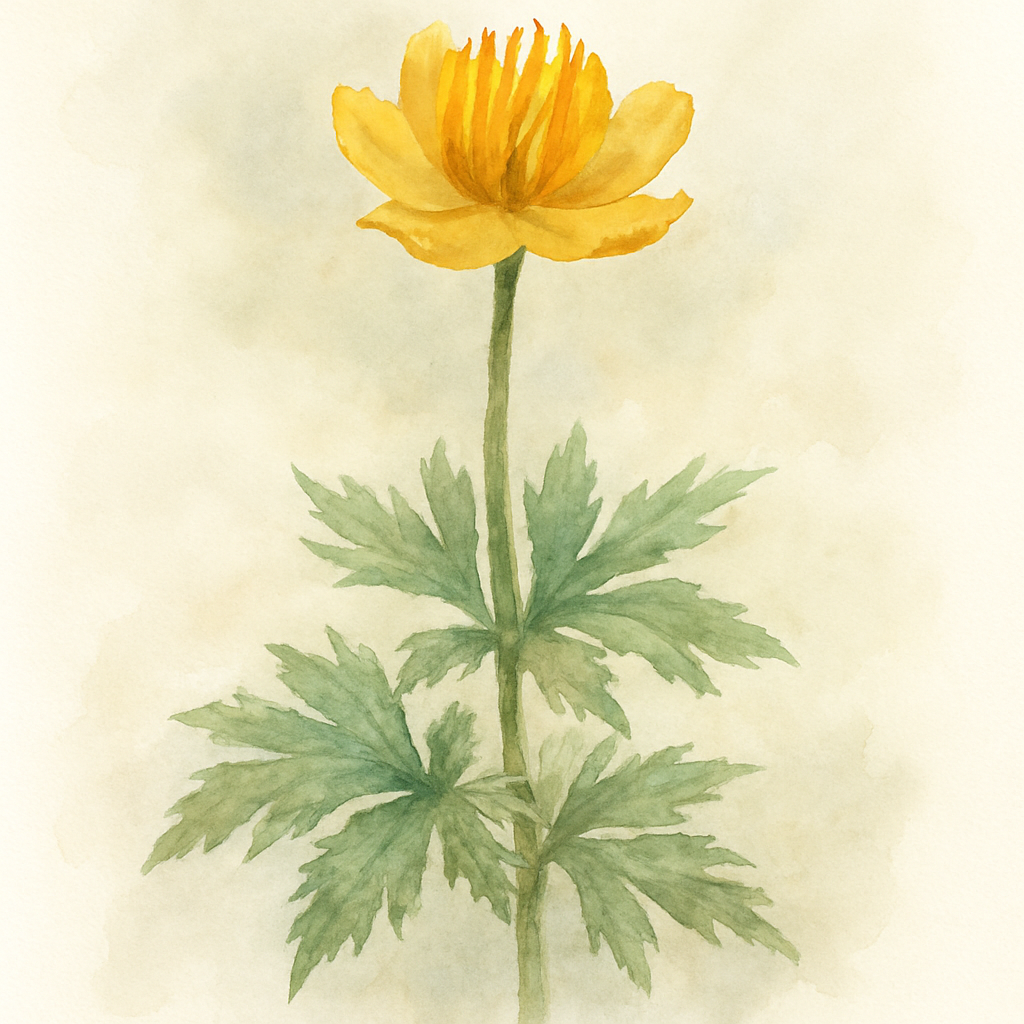 Trollius chinensis ssp. macropetalus