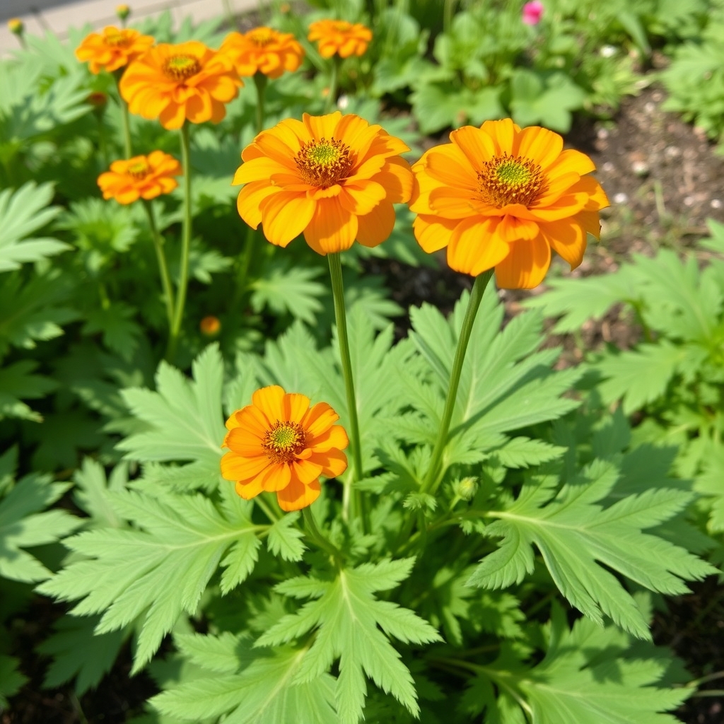 Trollius × cultorum Orange Princess