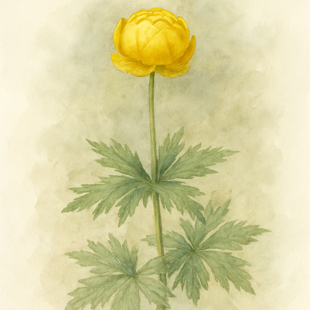 Trollius europaeus (European Globe flower)