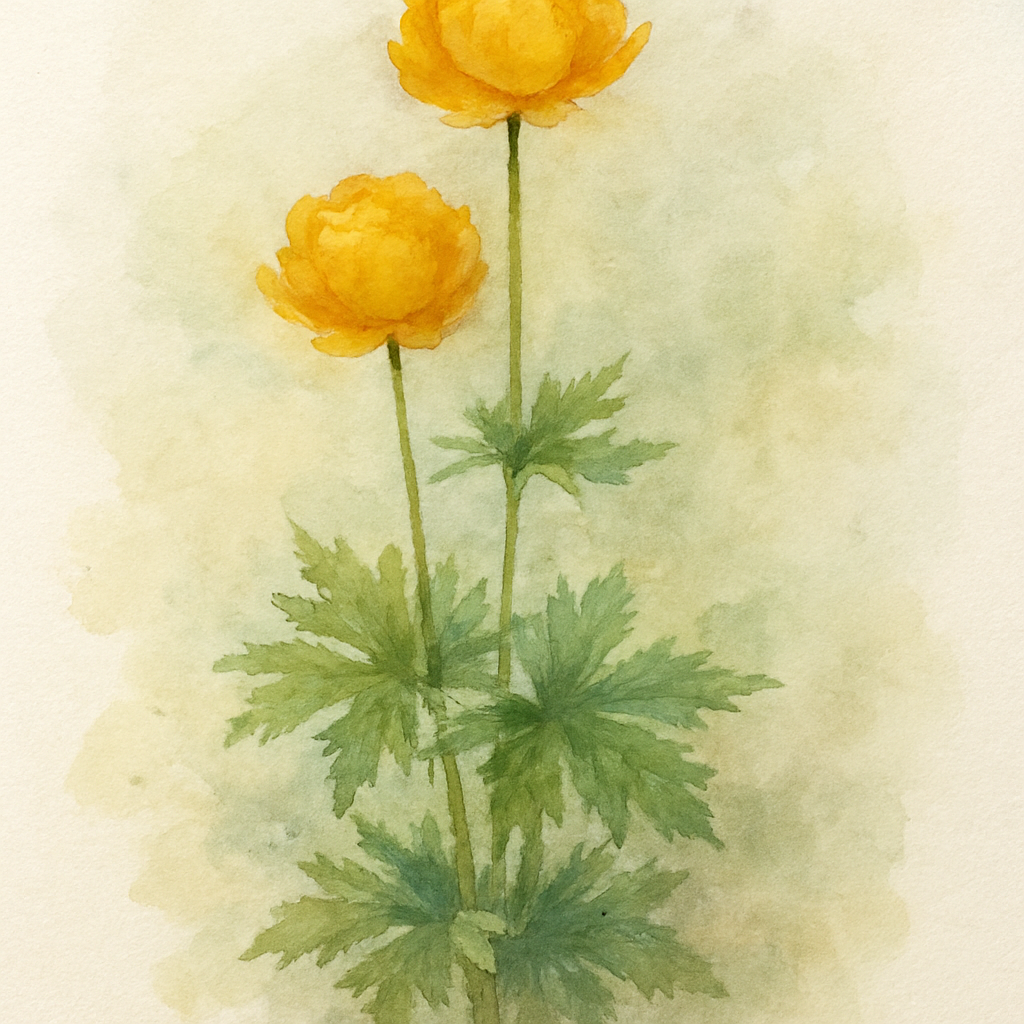 Trollius x cultorum Cheddar