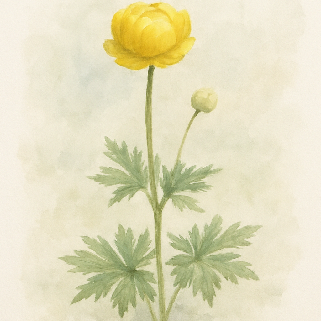 Trollius x cultorum Lemon Queen