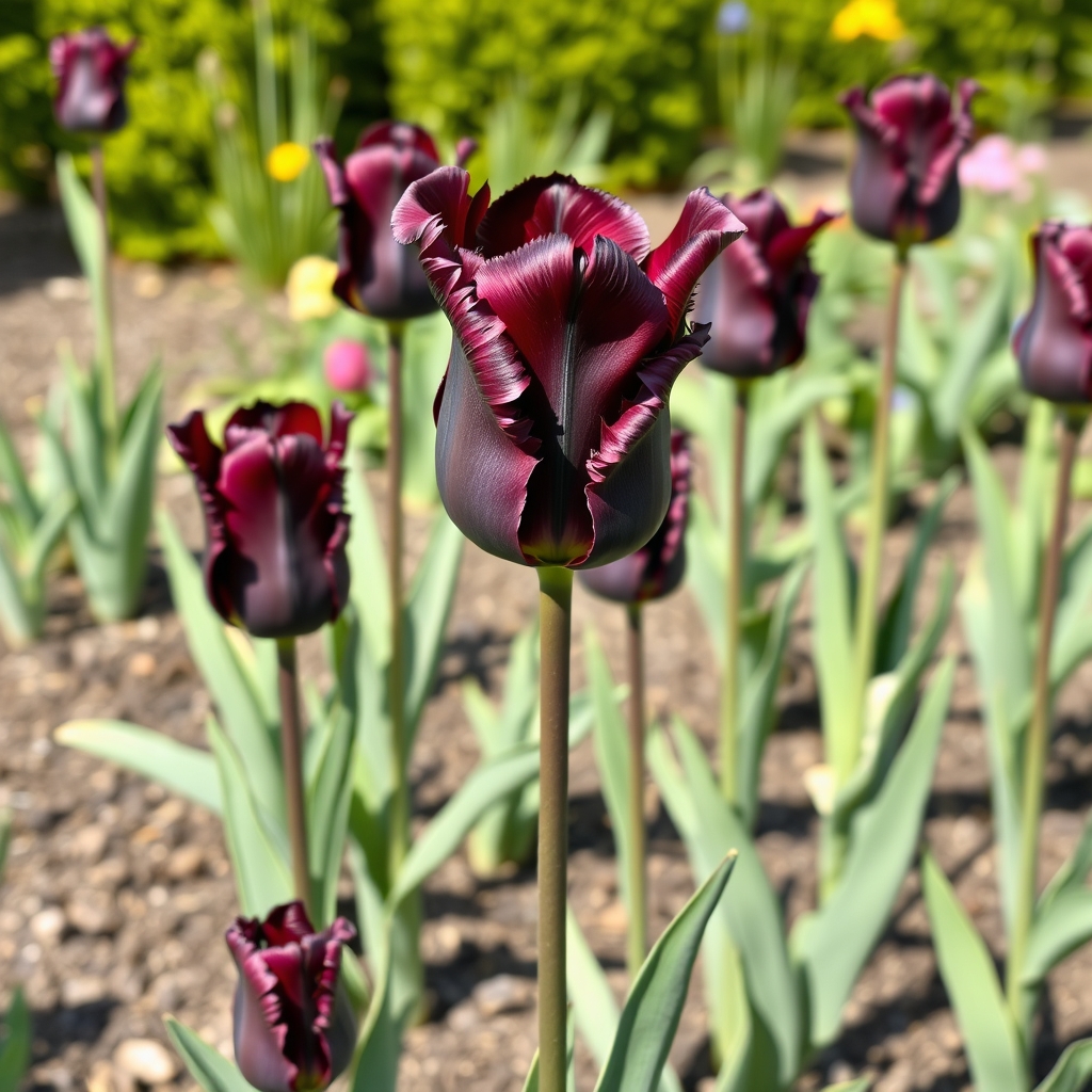 Tulip Black Parrot Bulbs