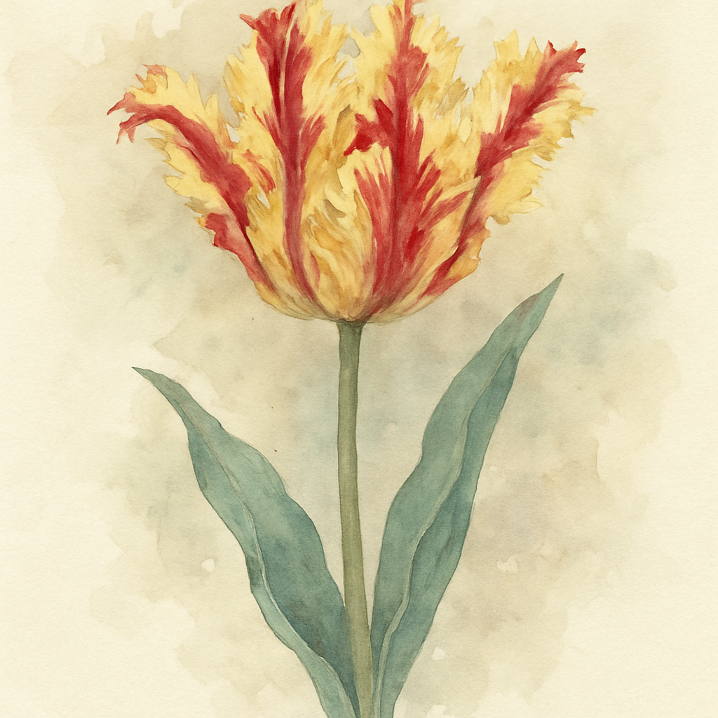Tulip Flaming Parrot