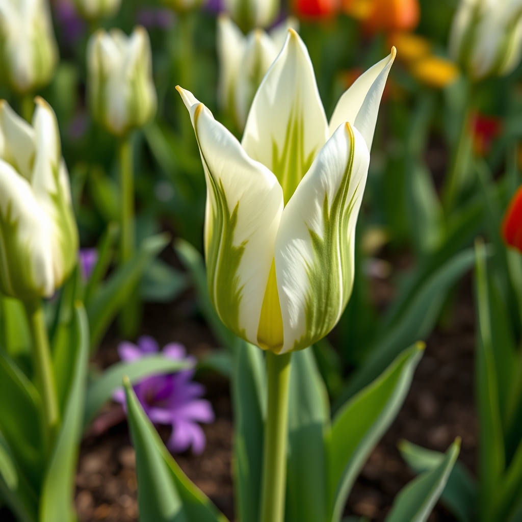 Tulip Green Star