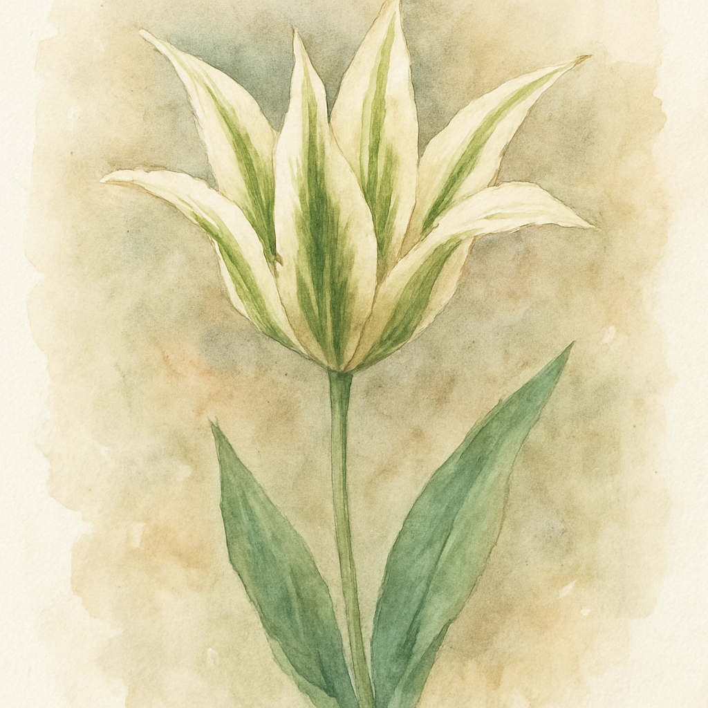 Tulip Green Star