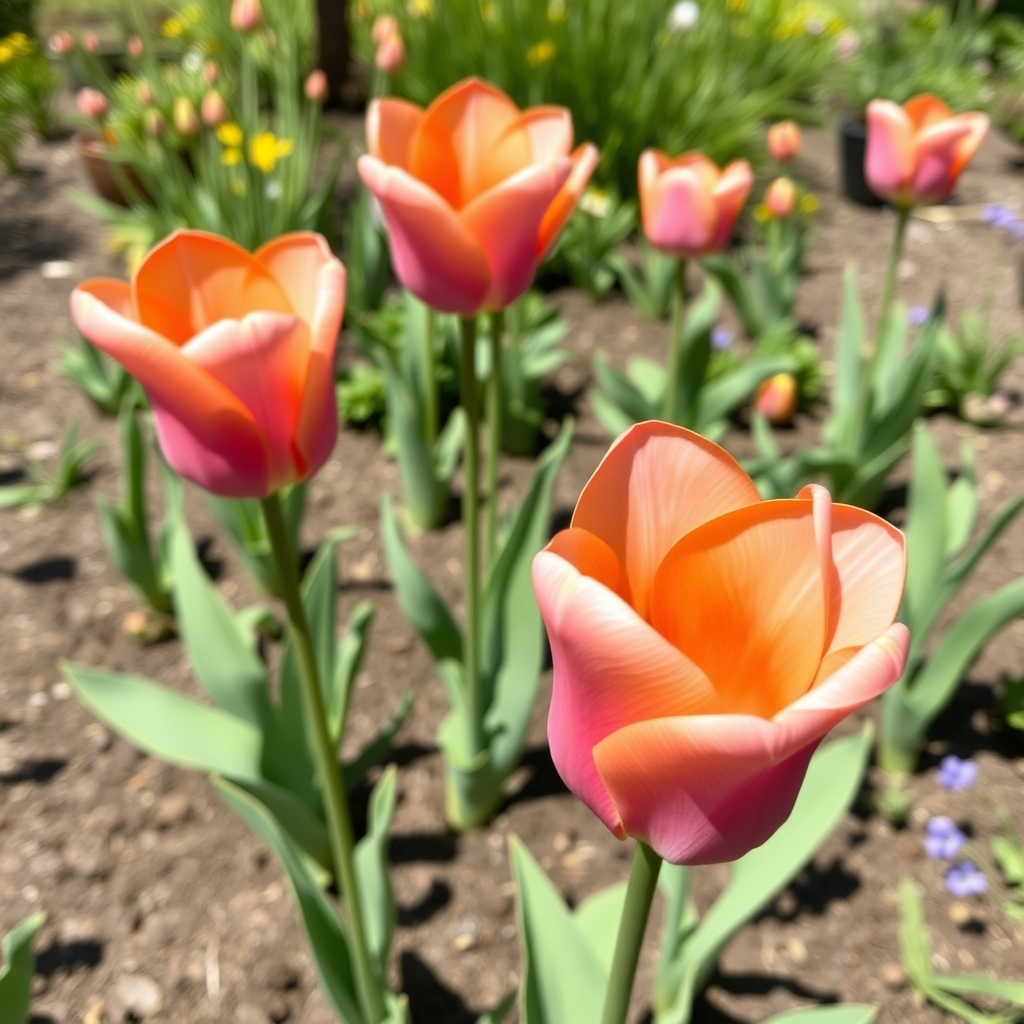 Tulip Salmon Impression