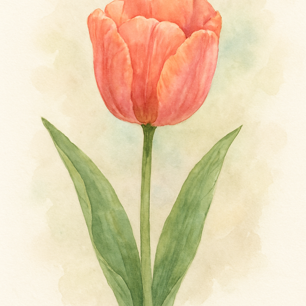 Tulip Salmon Impression
