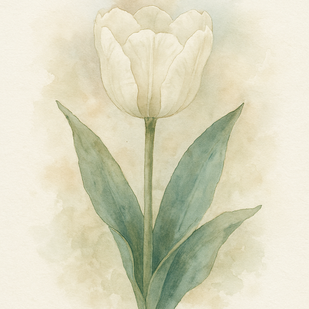 Tulip White Emperor