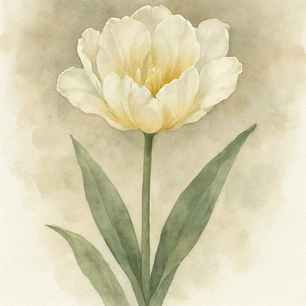 Tulipa 'Ivory Floradale'