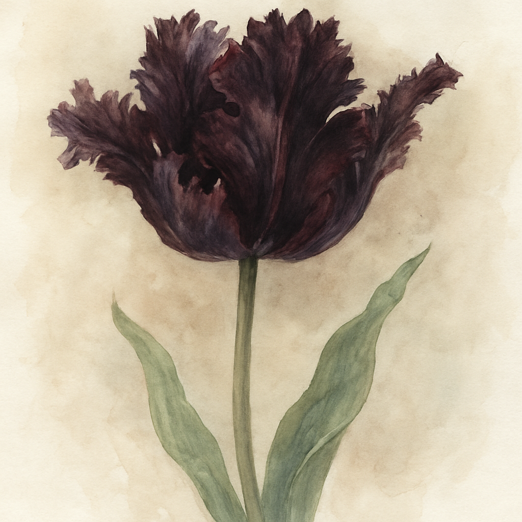 Tulip Black Parrot