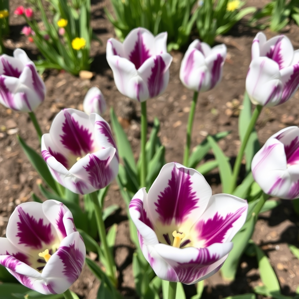 Tulip Flaming Flag