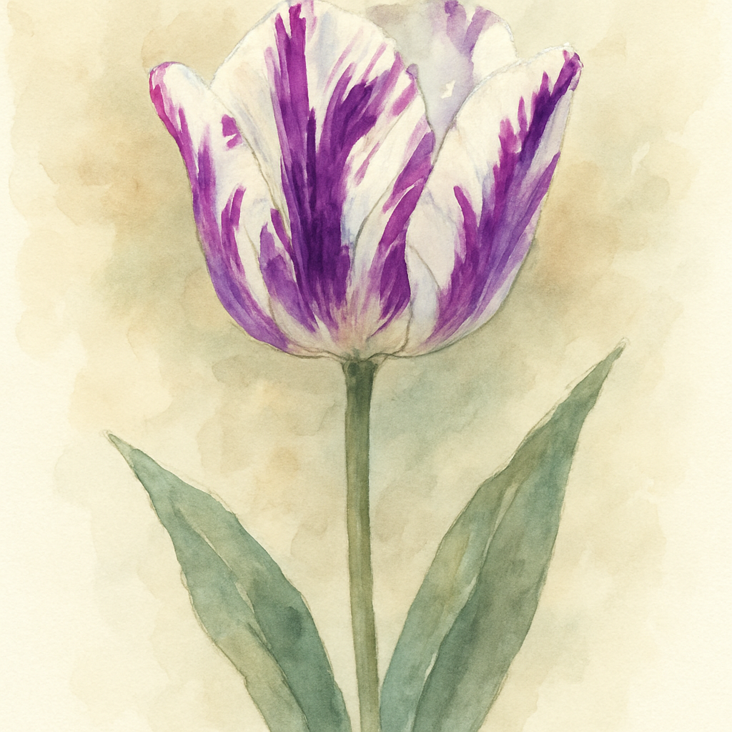 Tulip Flaming Flag