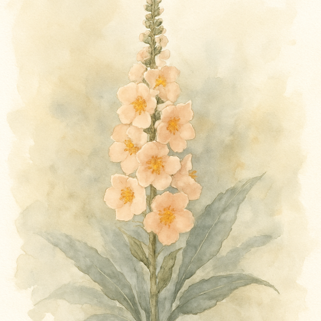 Verbascum 'Peach Champagne'