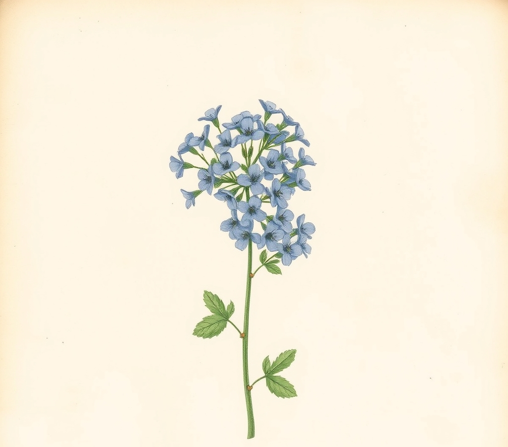 Verbena Blue Basket Plants
