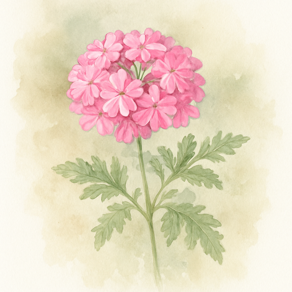 Verbena Lanai Candy Cane In Recyclable Pots x 3 Plants