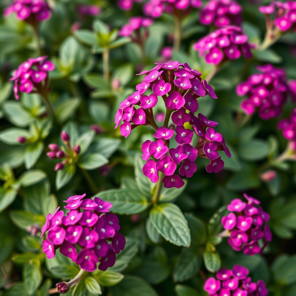 Verbena Lanai Deep Pink UK Grown 3 x Recyclable Pots