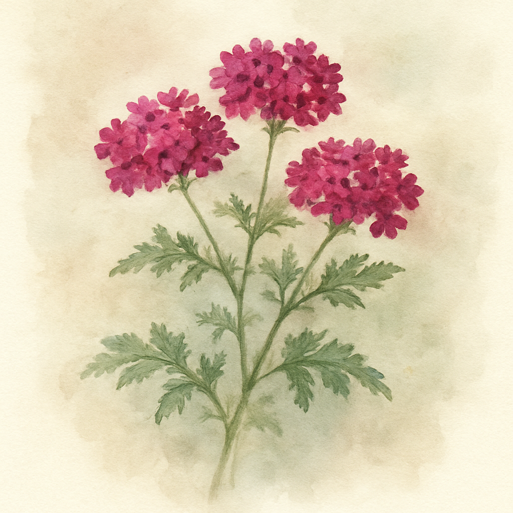 Verbena Lanai Deep Pink UK Grown 3 x Recyclable Pots