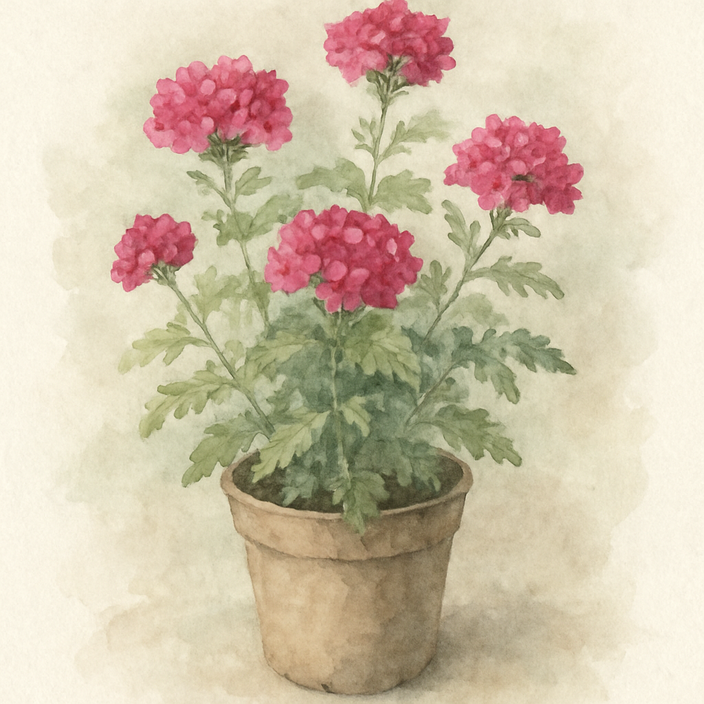 Verbena Lanai Raspberry In Recyclable Pots x 3 Plants