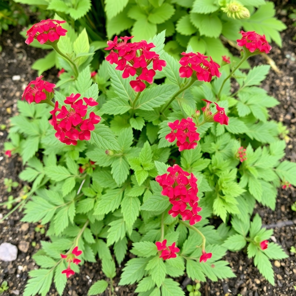Verbena Lanai Red UK Grown 3 x Recyclable Pots