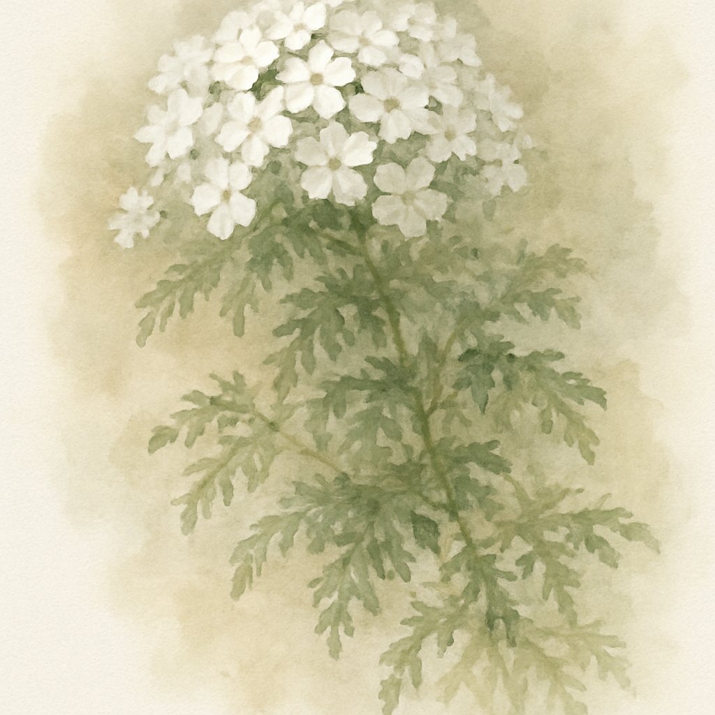 Verbena Lanai White – Pots Long Lasting White Blooms for Hanging Baskets